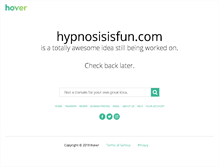 Tablet Screenshot of hypnosisisfun.com